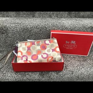 Coach Wallet with Wristlet and box